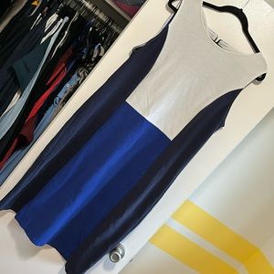 Boden color block shift dress. Size 14L.
